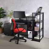 Nypho Black Bookshelf - Ornate Home