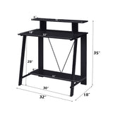 Nypho Black Writing Desk - Ornate Home