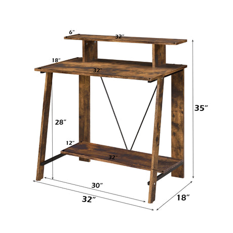 Nypho Oak  Writing Desk - Ornate Home