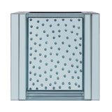 Nysa End Table in Mirrored & Faux Crystals - Ornate Home