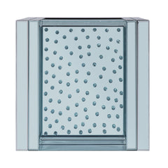 Nysa End Table in Mirrored & Faux Crystals - Ornate Home
