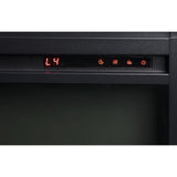 Nysa Fireplace in Mirrored & Faux Crystals - Ornate Home