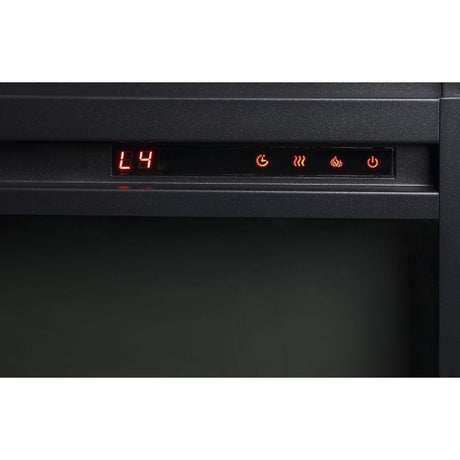 Nysa Fireplace in Mirrored & Faux Crystals - Ornate Home