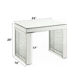 Nysa  Mirror Accent Table - Ornate Home