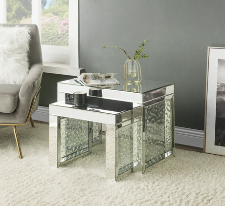 Nysa  Mirror Accent Table - Ornate Home
