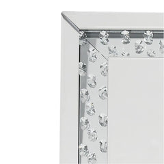 Nysa Mirrored & Faux Crystals Accent Mirror (Floor) - Ornate Home