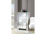 Nysa Mirrored & Faux Crystals Chest - Ornate Home