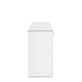 Nysa Mirrored & Faux Crystals Vanity Desk - Ornate Home