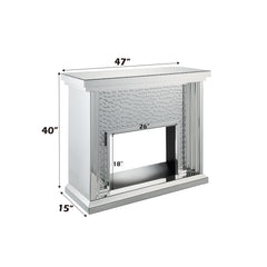 Nysa Rectangular Fireplace - Ornate Home