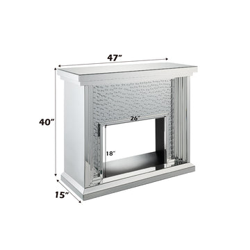 Nysa Rectangular Fireplace - Ornate Home