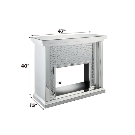 Nysa Rectangular Fireplace - Ornate Home