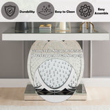 Nysa Ring Motif Console Table - Ornate Home