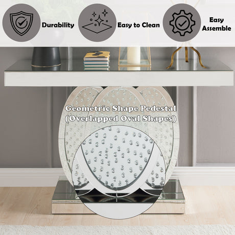 Nysa Ring Motif Console Table - Ornate Home