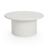 Nysa White Outdoor Coffee Table - Ornate Home