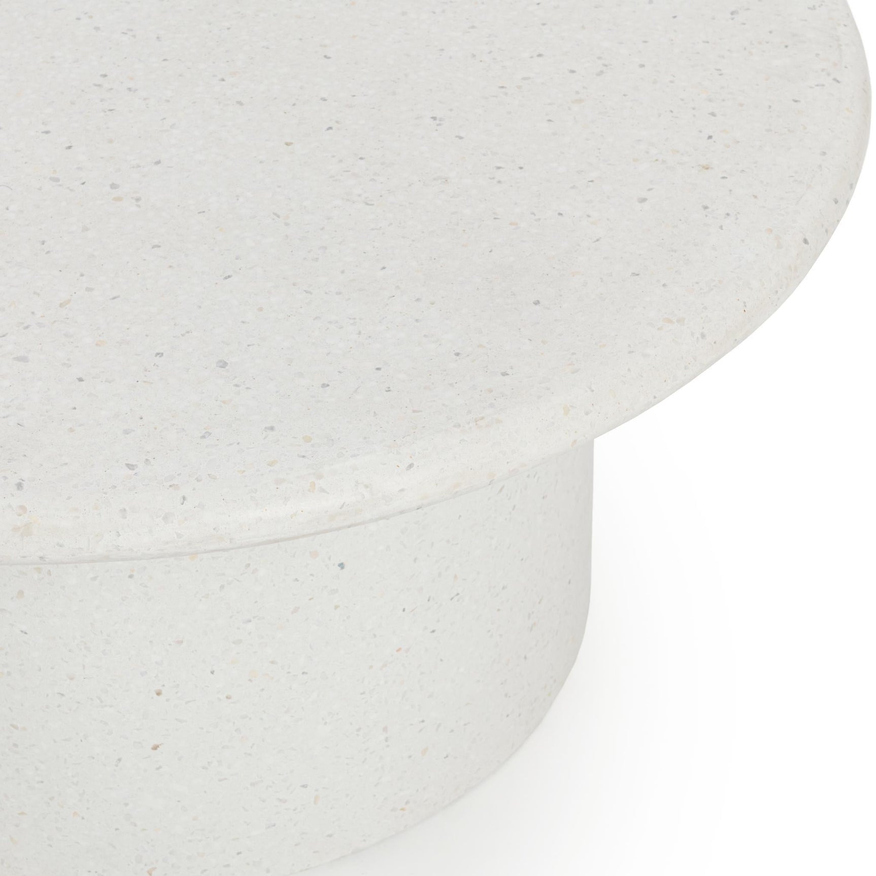 Nysa White Outdoor Coffee Table - Ornate Home