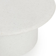 Nysa White Outdoor Coffee Table - Ornate Home