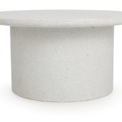 Nysa White Outdoor Coffee Table - Ornate Home
