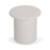 Nysa White Outdoor End Table - Ornate Home