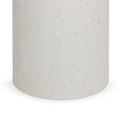 Nysa White Outdoor End Table - Ornate Home