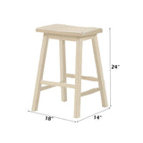 Nyssa Buttermilk Counter Height Set (3Pc Pk) - Ornate Home