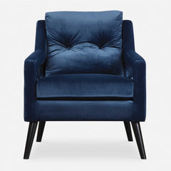 O'Brien Blue Velvet Armchair - Ornate Home