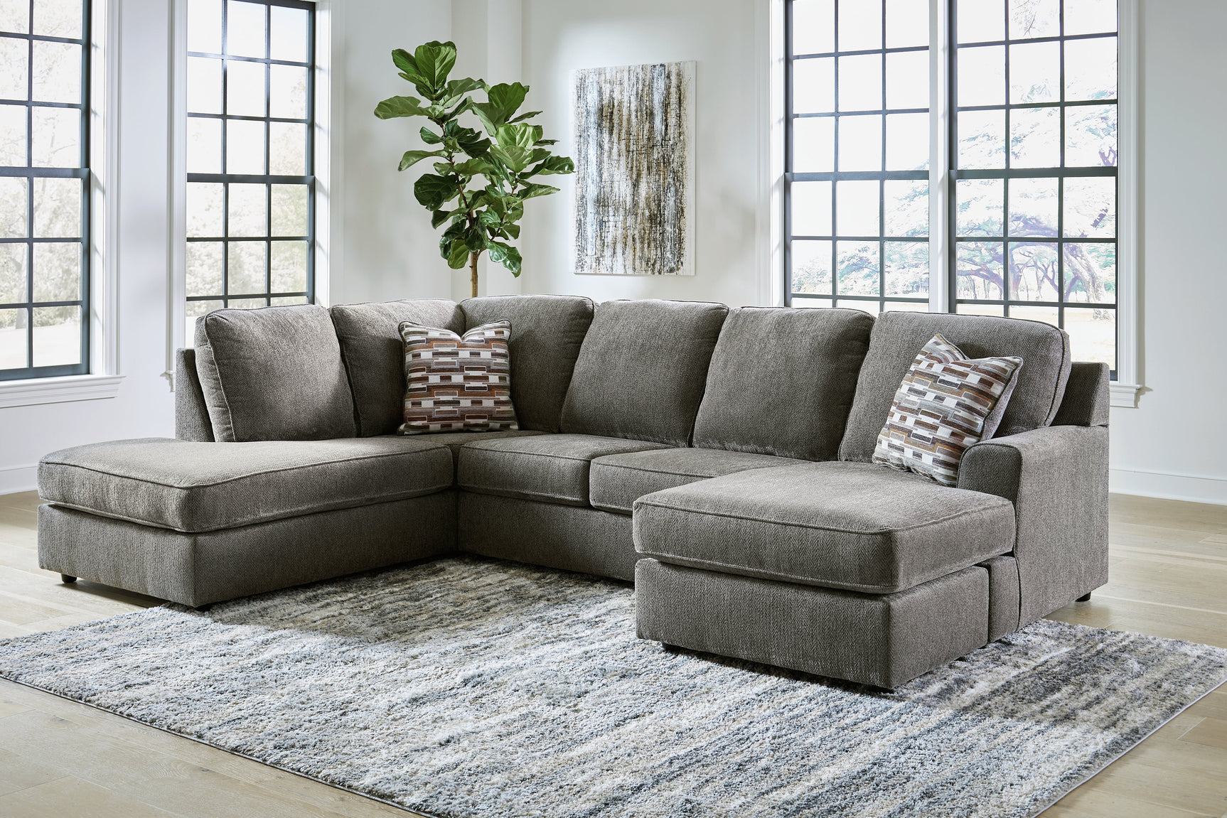 O'Phannon 2-Piece Sectional and Ottoman - Ornate Home