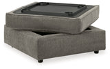 O'Phannon Putty 2-Piece Sectional & Ottoman (Online Special Price) - Ornate Home