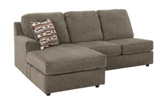 O'Phannon Putty 2pc RAF Corner Chaise Sectional Sofa - Ornate Home