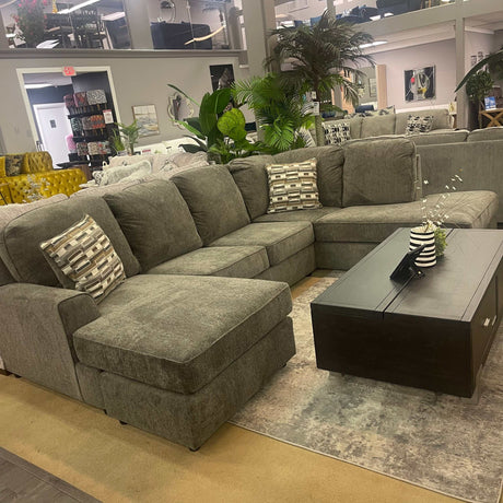 O'Phannon Putty 2pc RAF Corner Chaise Sectional Sofa - Ornate Home