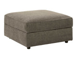 O'Phannon Putty Ottoman w/ Storage & Built-in Table Top (Online Special Price) - Ornate Home