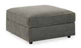 O'Phannon Putty Ottoman w/ Storage & Built-in Table Top (Online Special Price) - Ornate Home