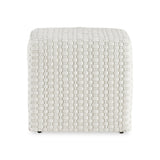 Boca White Outdoor Ottoman