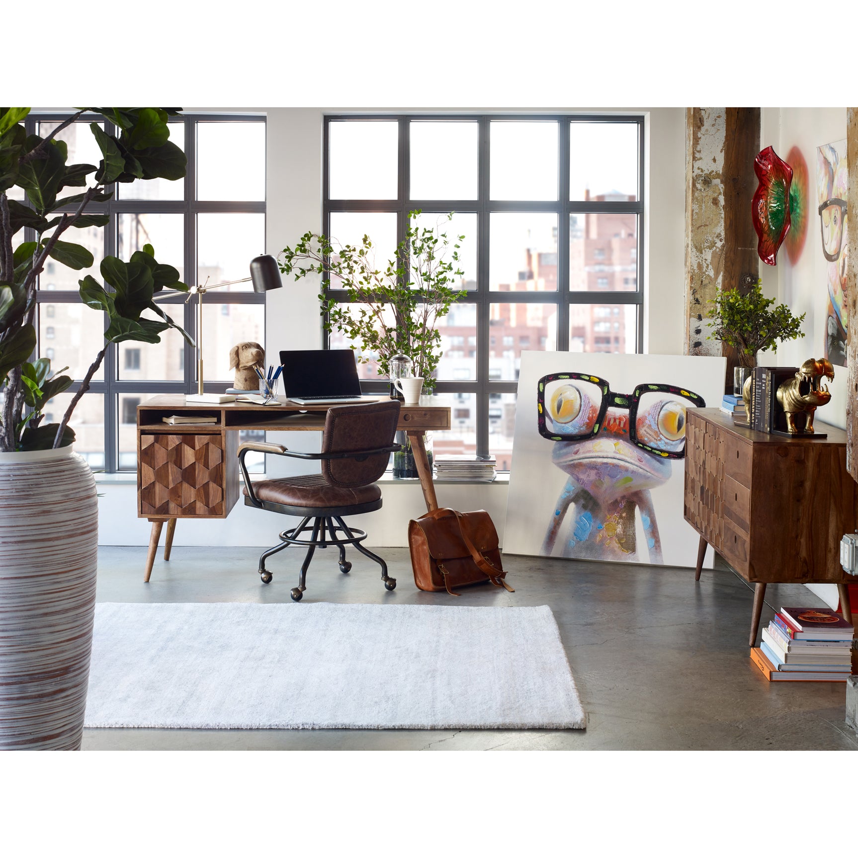 O2 Natural Desk - Ornate Home