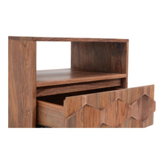 O2 Natural Nightstand - Ornate Home