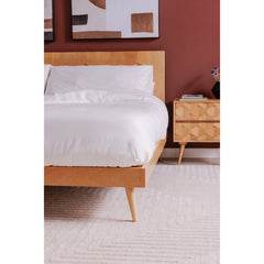 O2 Natural Queen Bed - Ornate Home