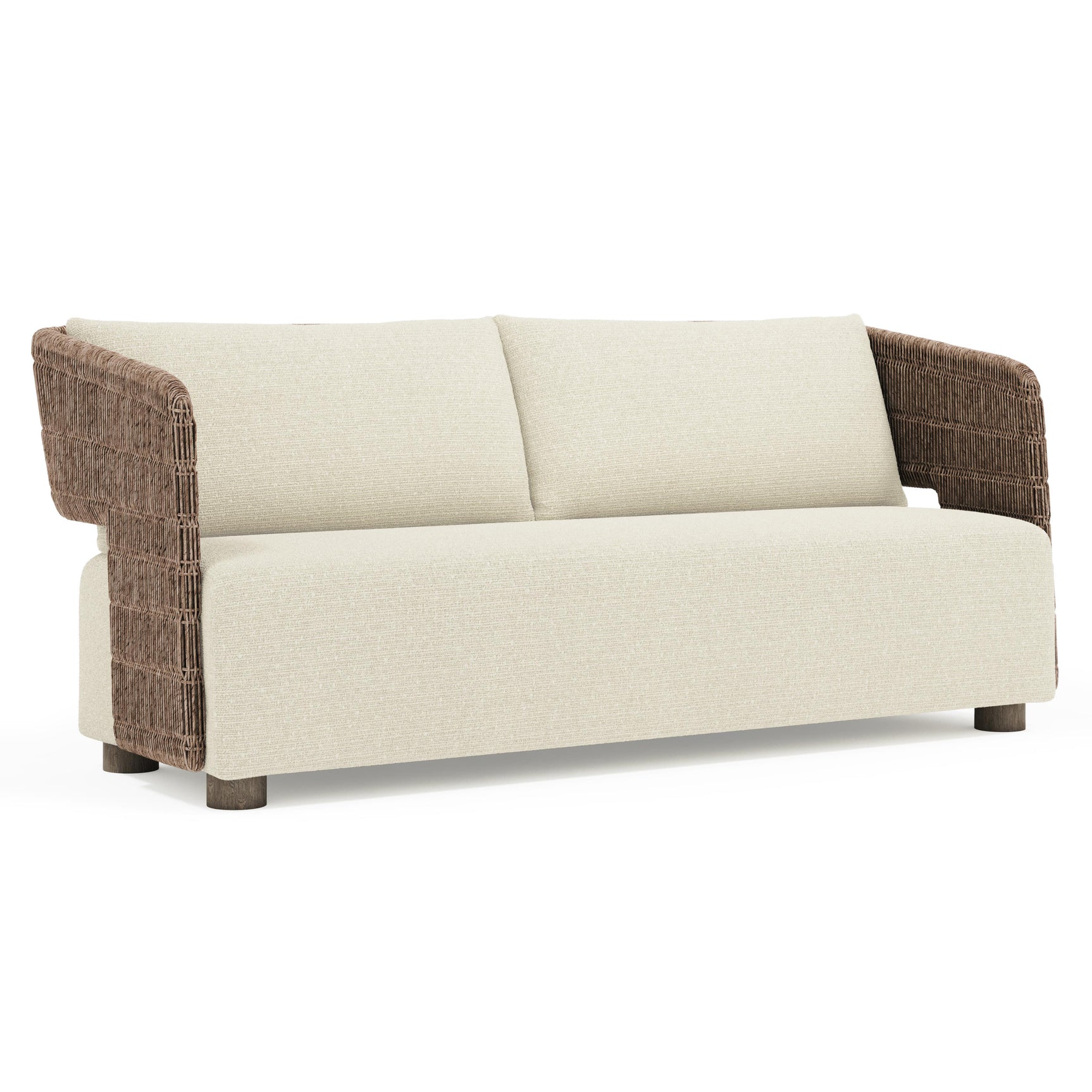 Maldives Weathered Teak Outdoor Sofa