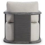 Andros Smoked Truffle Outdoor Outdoor Swivel Chair