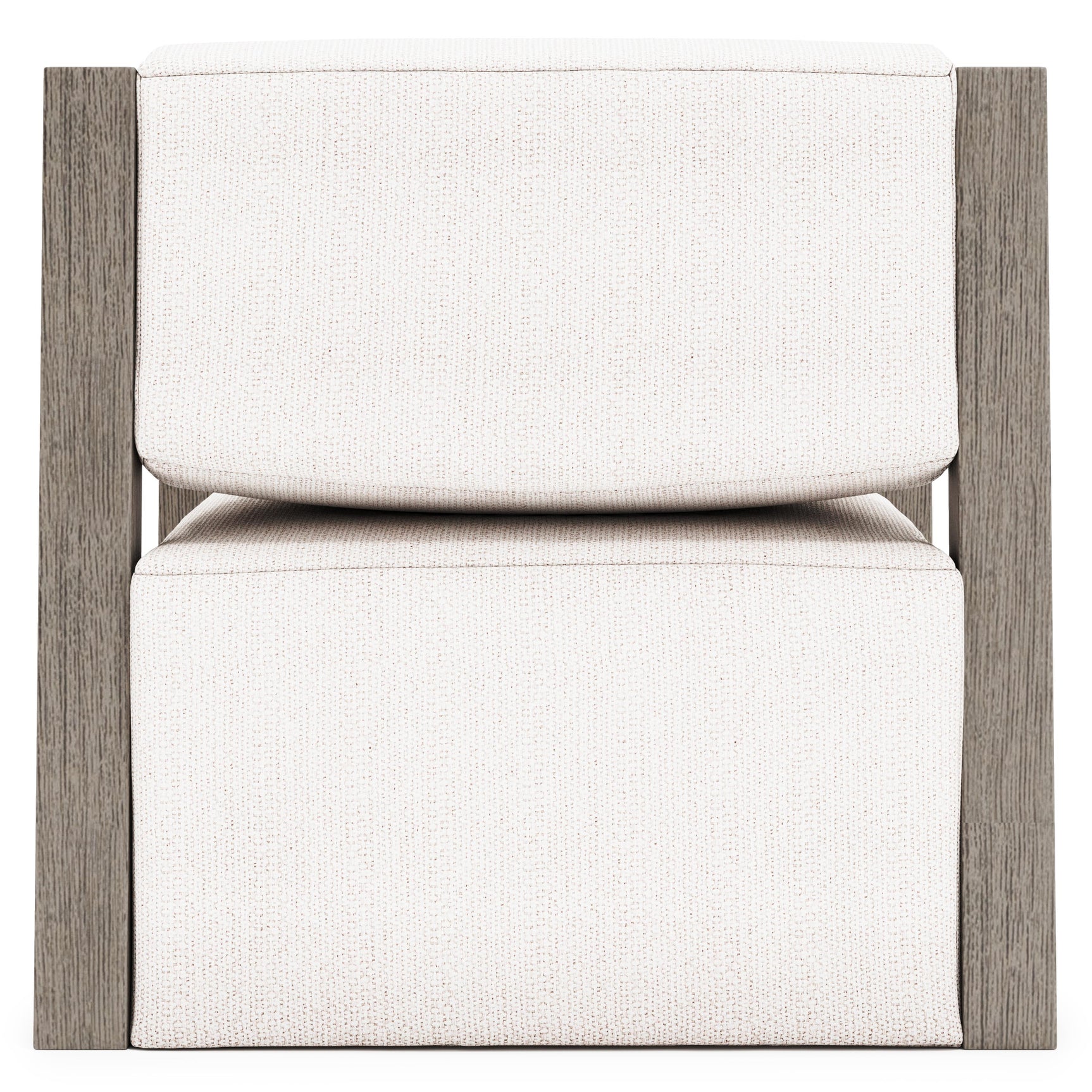 Leilani Weathered Teak Outdoor Swivel Chair
