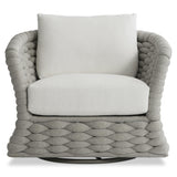Salinas Nordic Grey Outdoor Swivel Chair