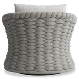 Salinas Nordic Grey Outdoor Swivel Chair