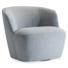 Torie Light Blue Outdoor Swivel Chair