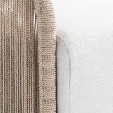 Trellis Beige Outdoor Swivel Chair