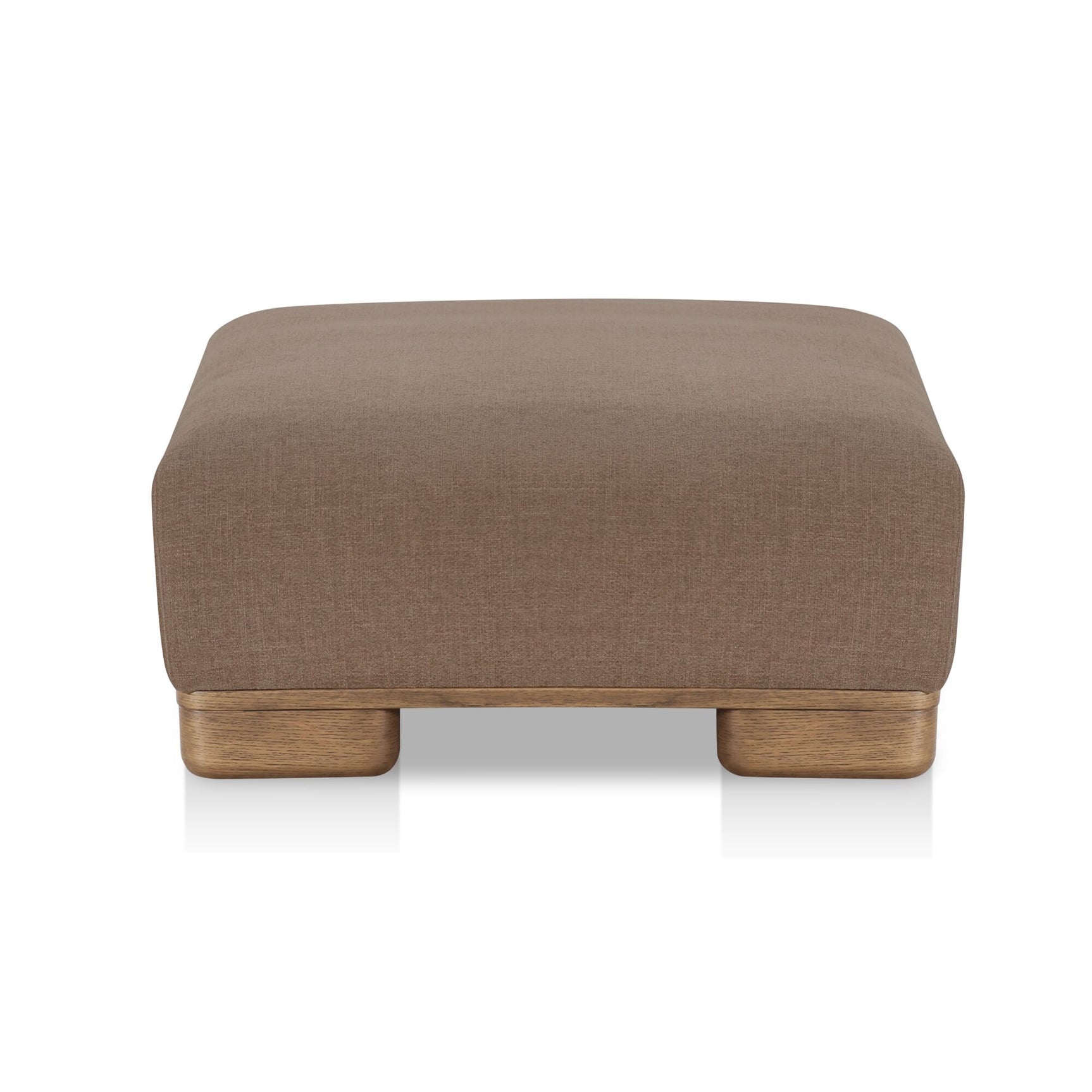 June Dark Brown Ottoman