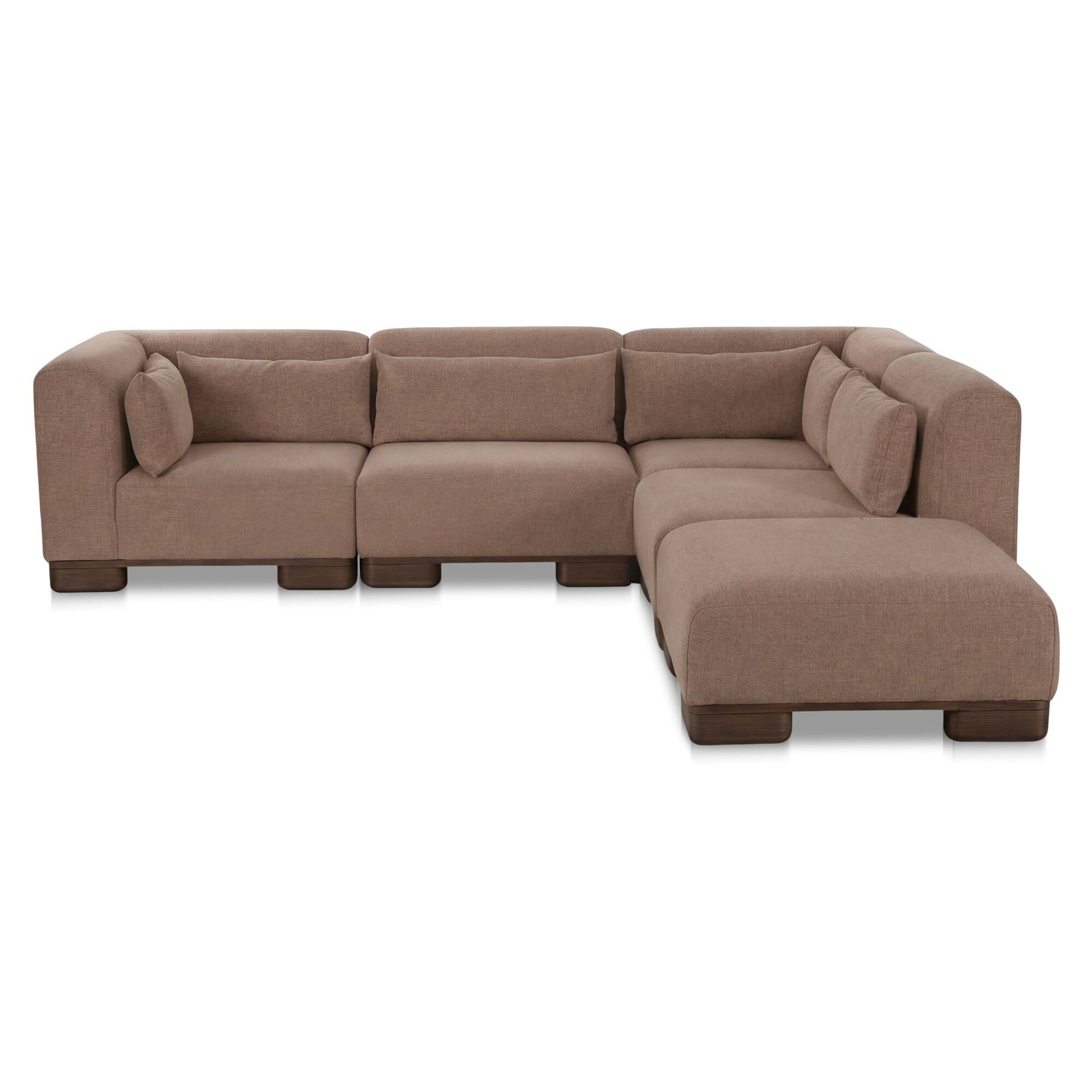 June Dark Brown Dream Modular Sectional