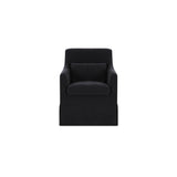 Lydia Black Slipcover Dining Chair