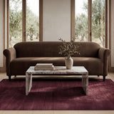 Harmony Dark Brown Faux Mohair Sofa