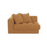 Davie Golden Yellow Left Arm Facing Chair