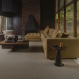 Davie Golden Yellow Ottoman