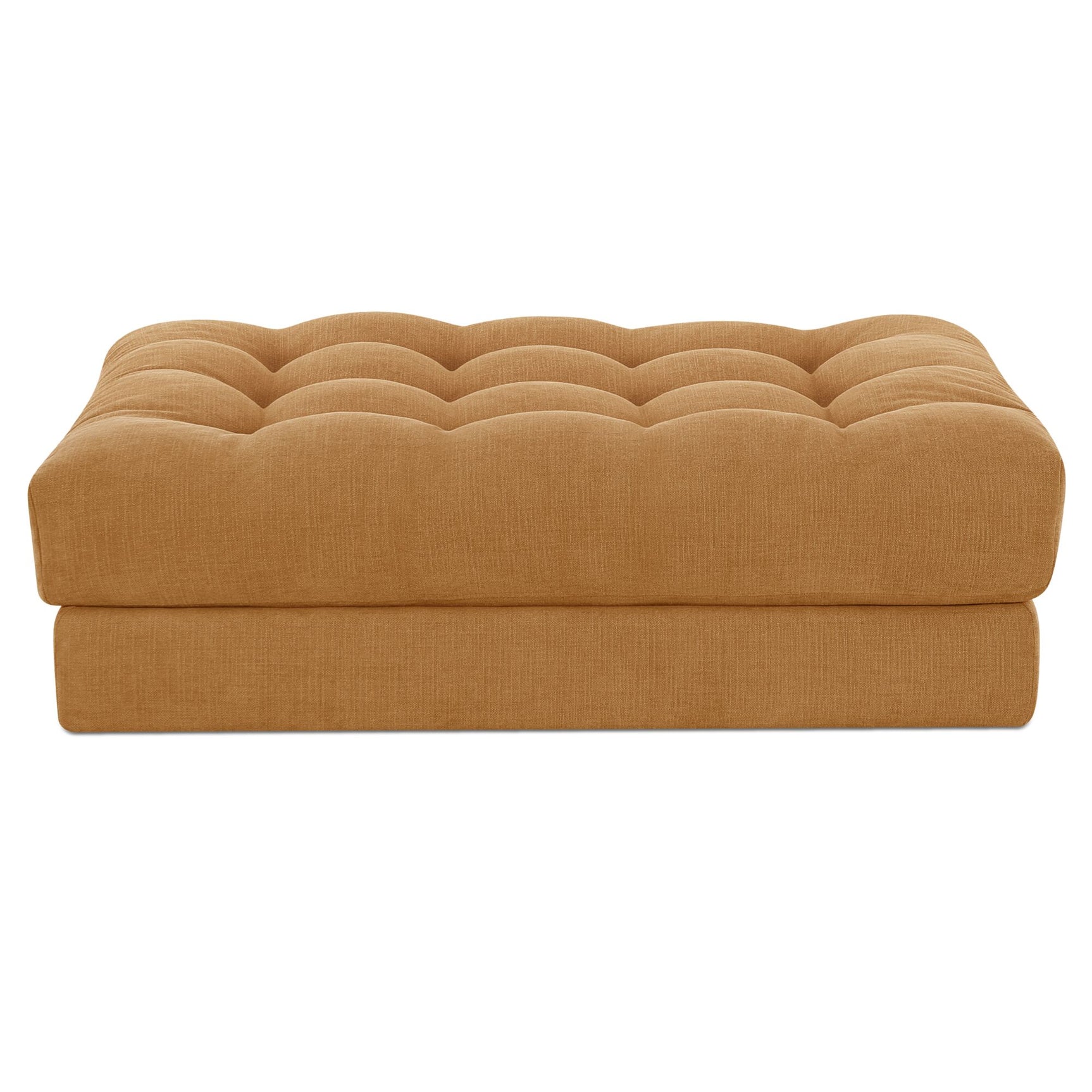 Davie Golden Yellow Ottoman