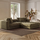 Davie Olive Ottoman